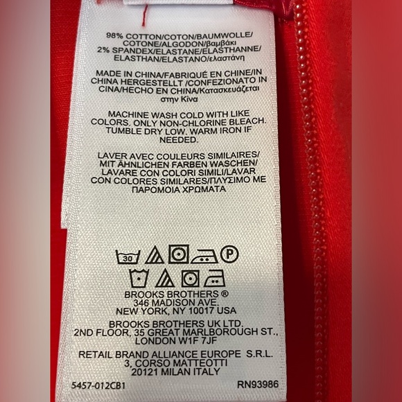 Brooks Brothers 346 Pants with Side Zipper & vented hem Sz 10 - Picture 7 of 14